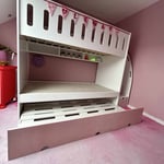 trundle bunk bed with steps