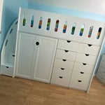 White Cabin Bed