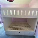 Children’s double bunk beds with stairs