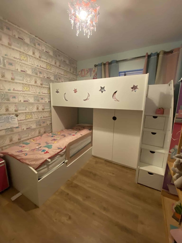 Single bed boys with drawers