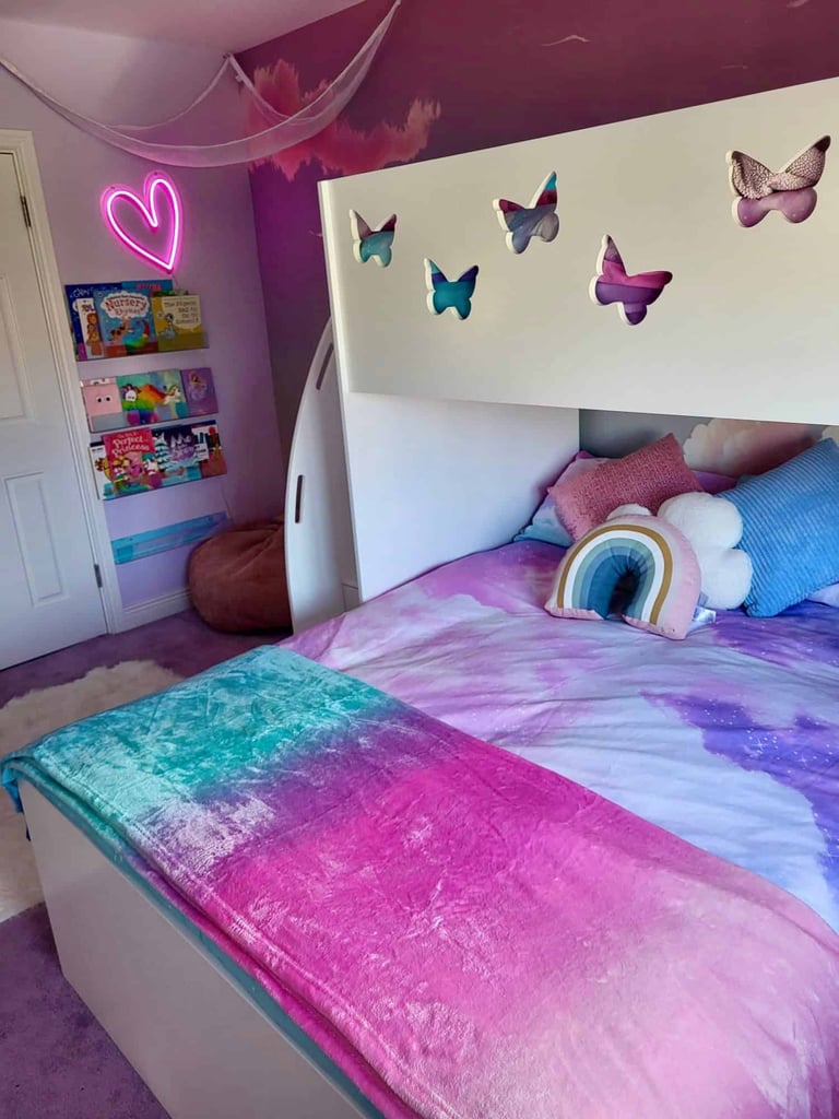 Double Single L Shaped Bunk Bed with Storage
