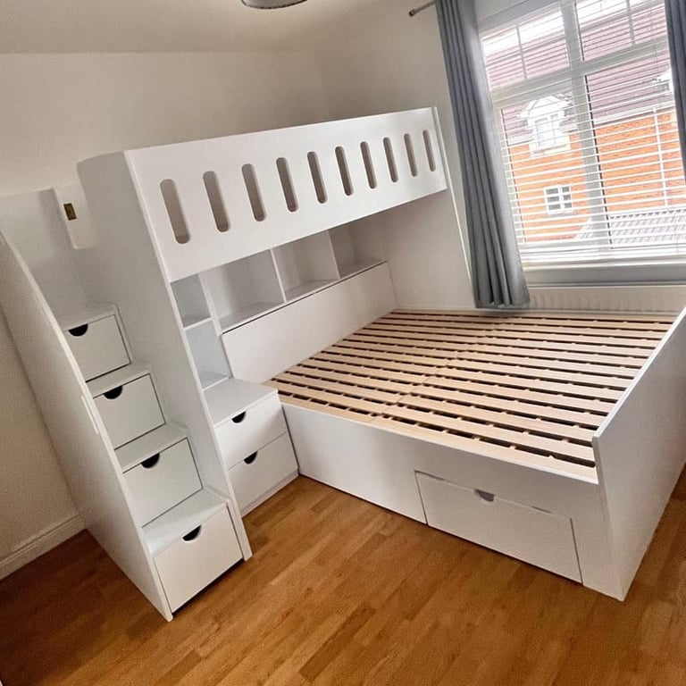 Bunk beds with storage
