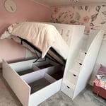 Double bed and bunk