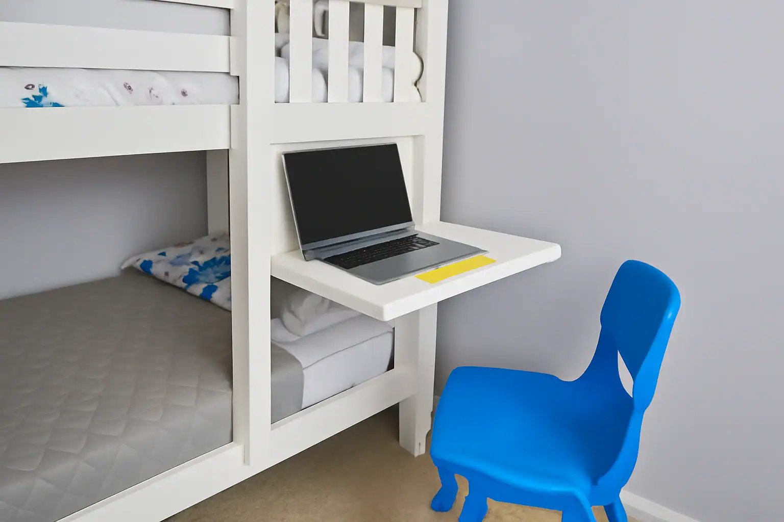 Fold-Down Shelf Desks
