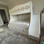 3 bed bunk bed with stairs and storage