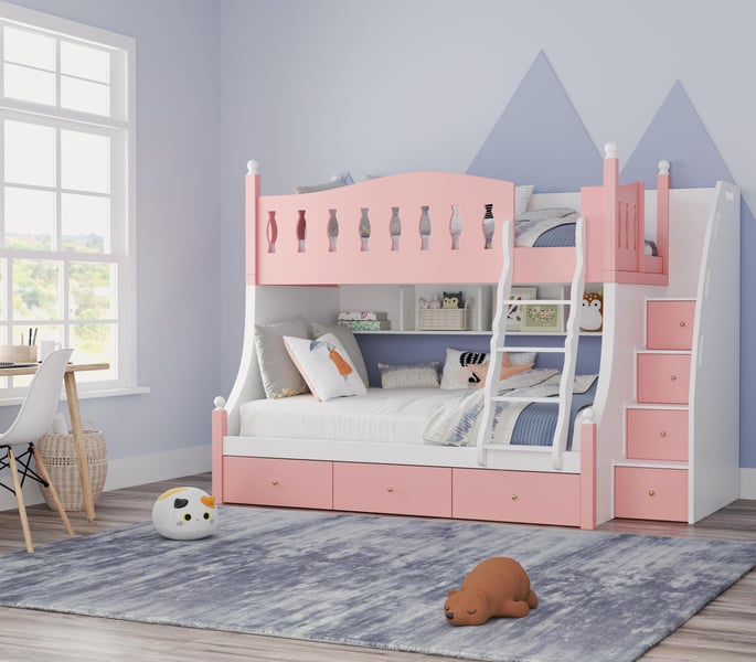 Double and Single Bunk Beds