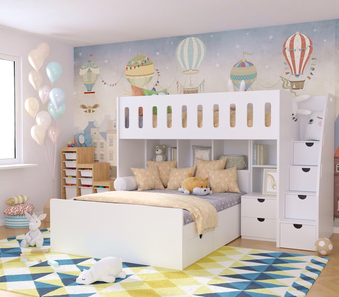 L Shaped Bunk Beds