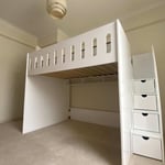 double bed high sleeper