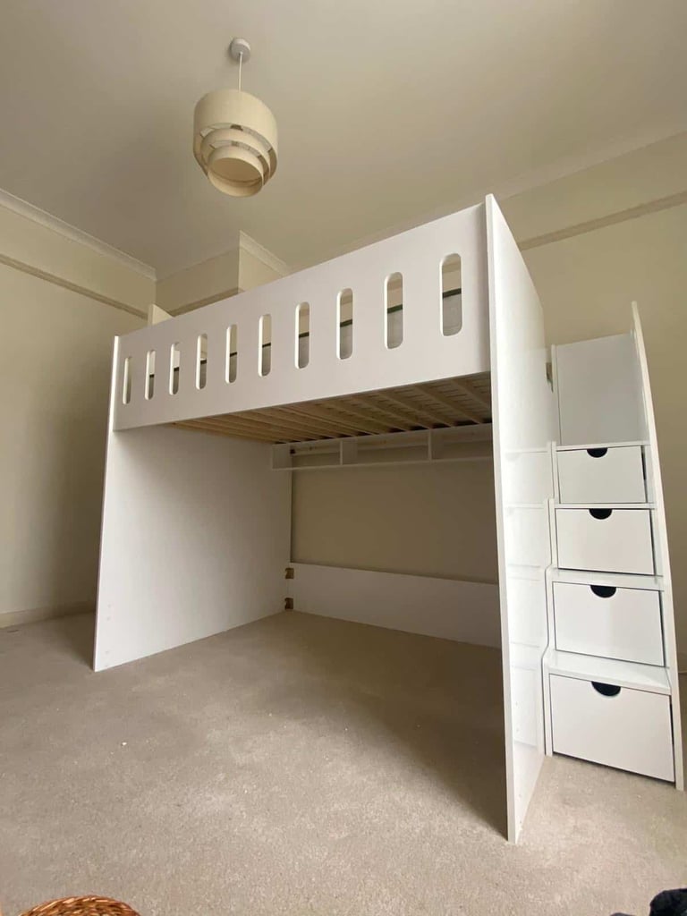 double bed high sleeper