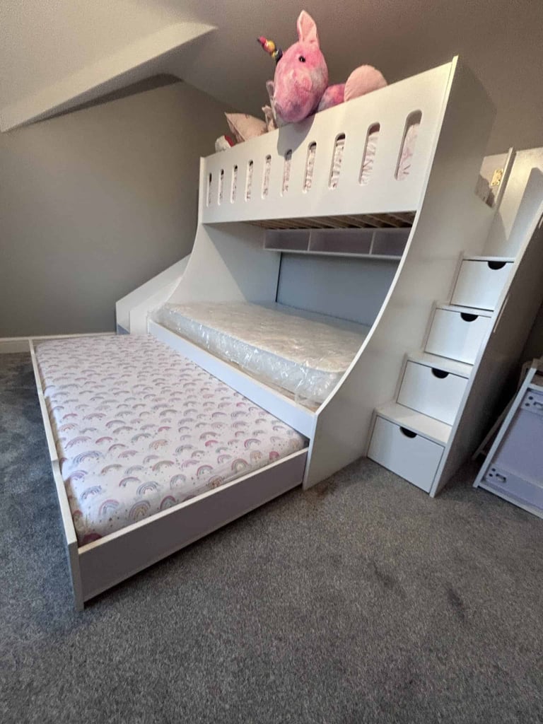 Double And Single Trundle Bed