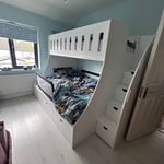 Double and single bunk bed