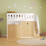 Cabin Bed with Storage Stairs