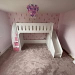 loft bed with slide