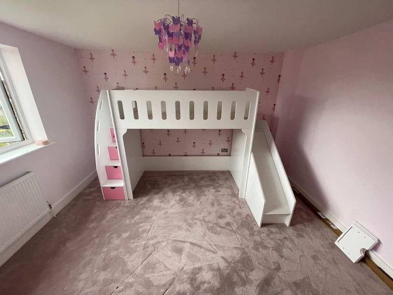 loft bed with slide