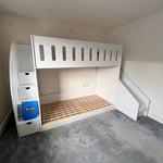 Kids bunk bed with slide