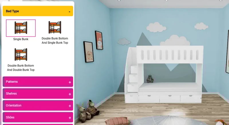 custom bed builder