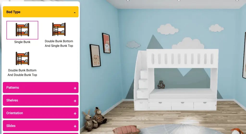 custom bed builder
