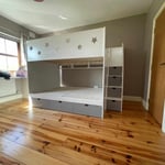 double bunk beds with stairs