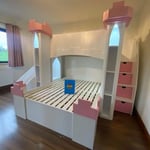 castle bunk beds with slide