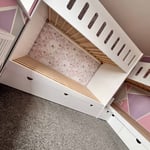 l shape quad bunk