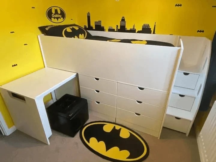 Bat Man Themed Cabin Bed