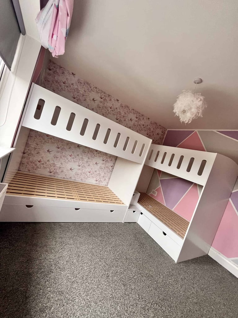 quad bunk bed for kids