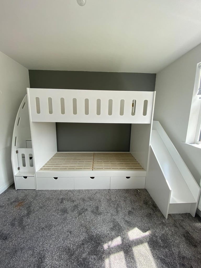 kids bed with slide