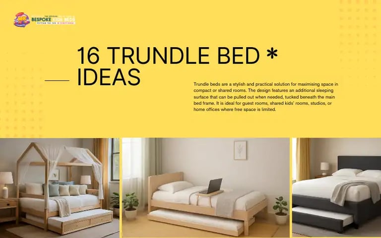 16 Trundle Bed Ideas