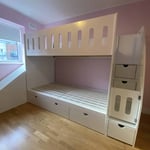 Bunk bed with slide