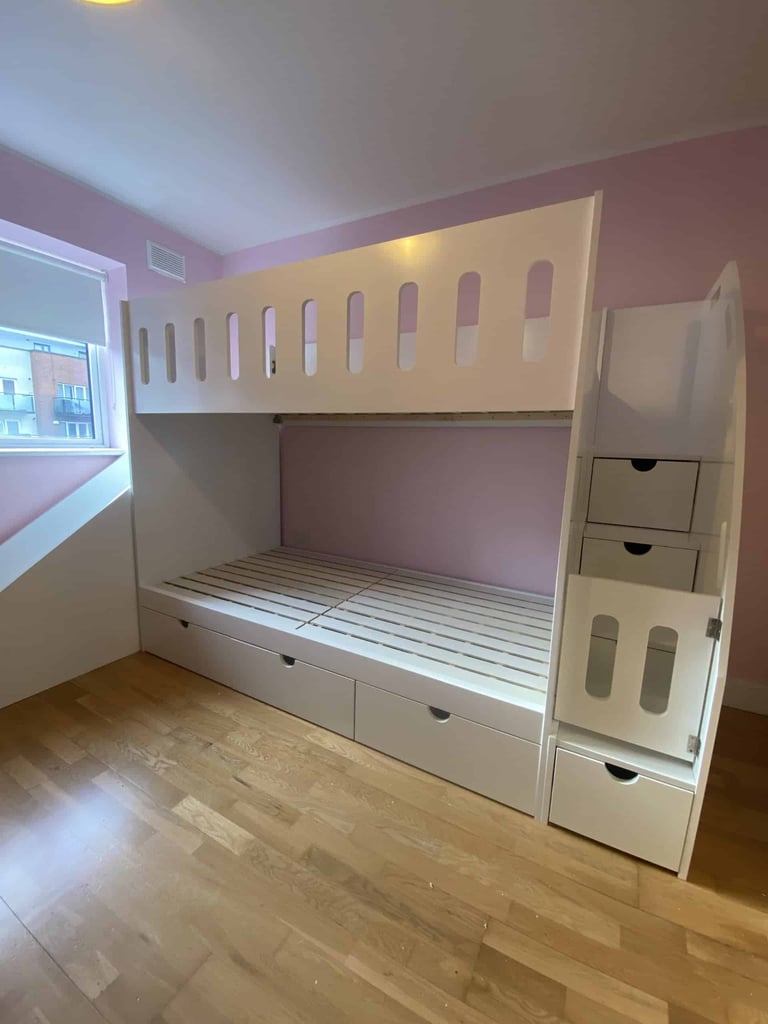 Bunk bed with slide