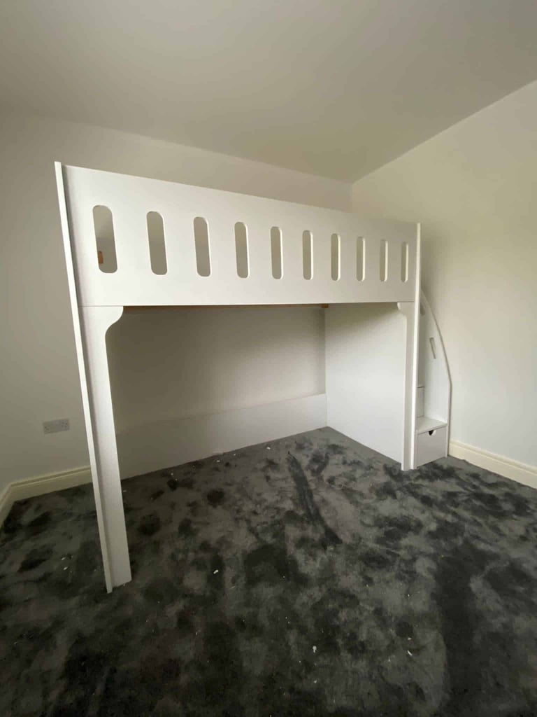 Raised double sleeper bed