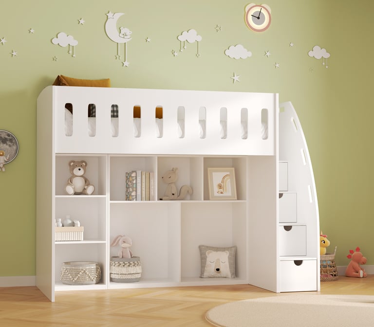 highsleeper with shelving