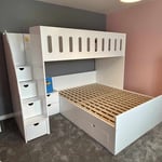 l shaped bunk bed for children