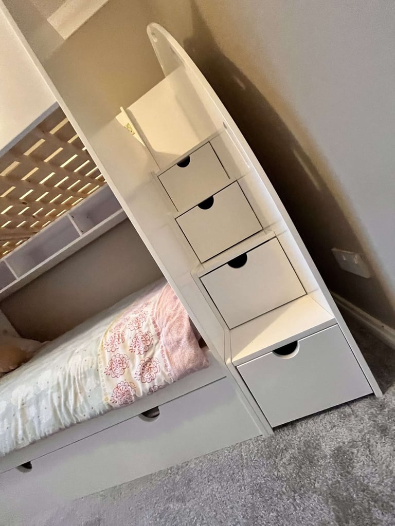 stairs with storage