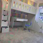 kids beds with desk