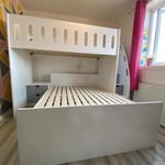 Double and Single L Shaped Bunk Bed with Storage