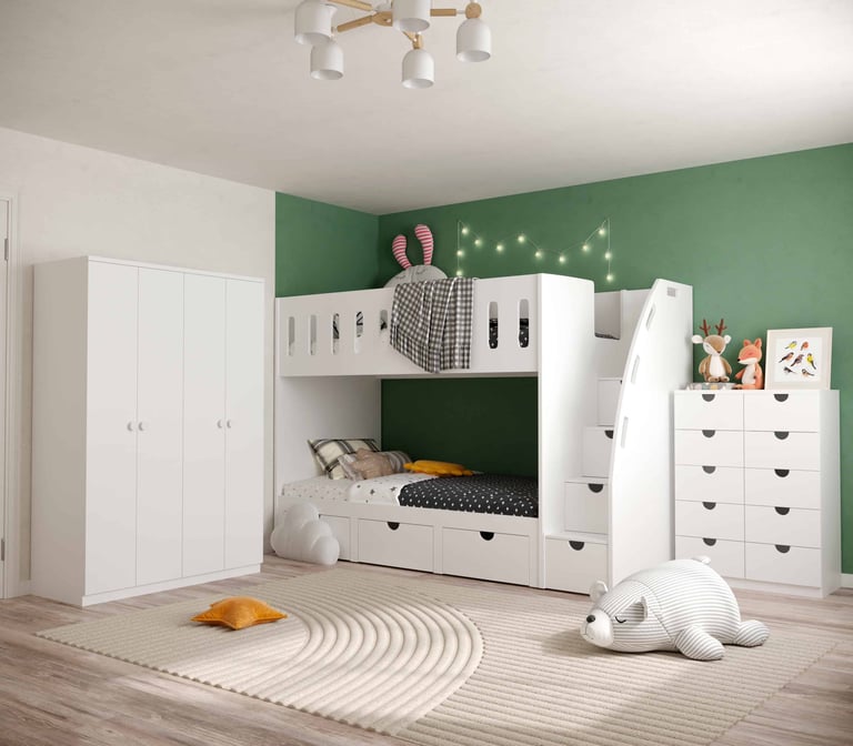 Bed with built-in storage