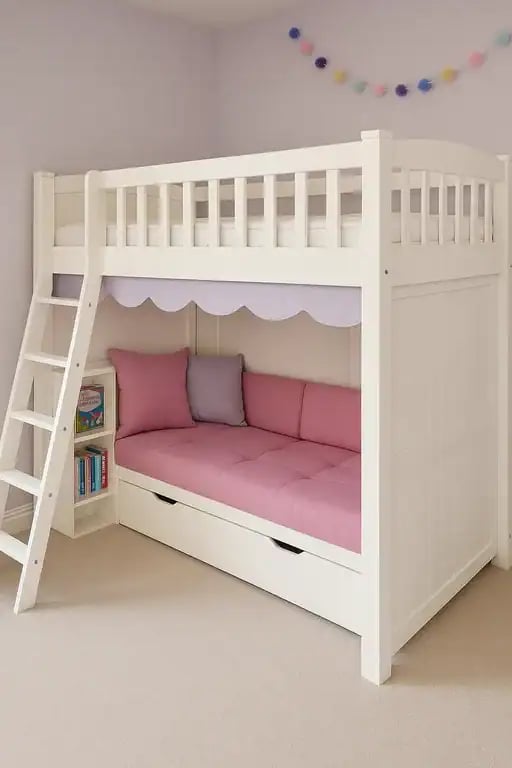 Loft Bed with Reading Nook