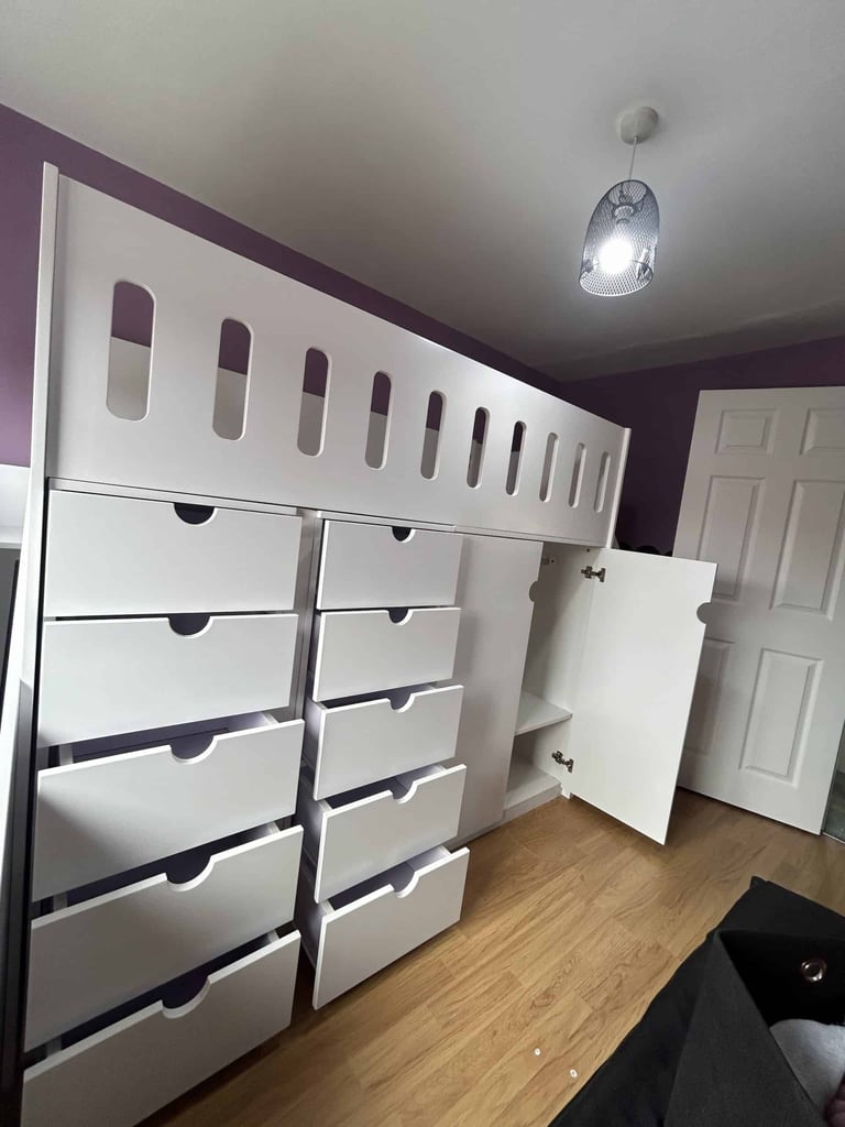 cabin beds for small rooms with Slide