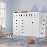 Highsleeper With Drawers and Wardrobe