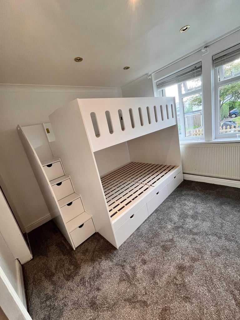 High sleeper bed with storage