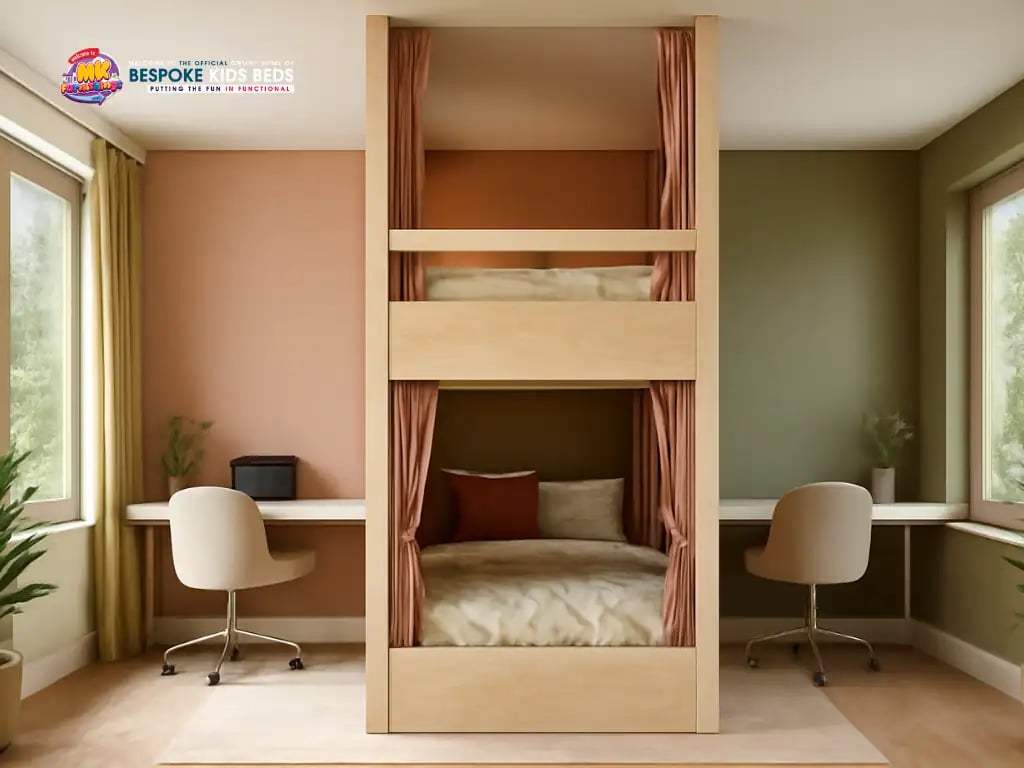 Bunk Beds with Privacy Curtains