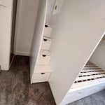 Toddler bunk beds with storage