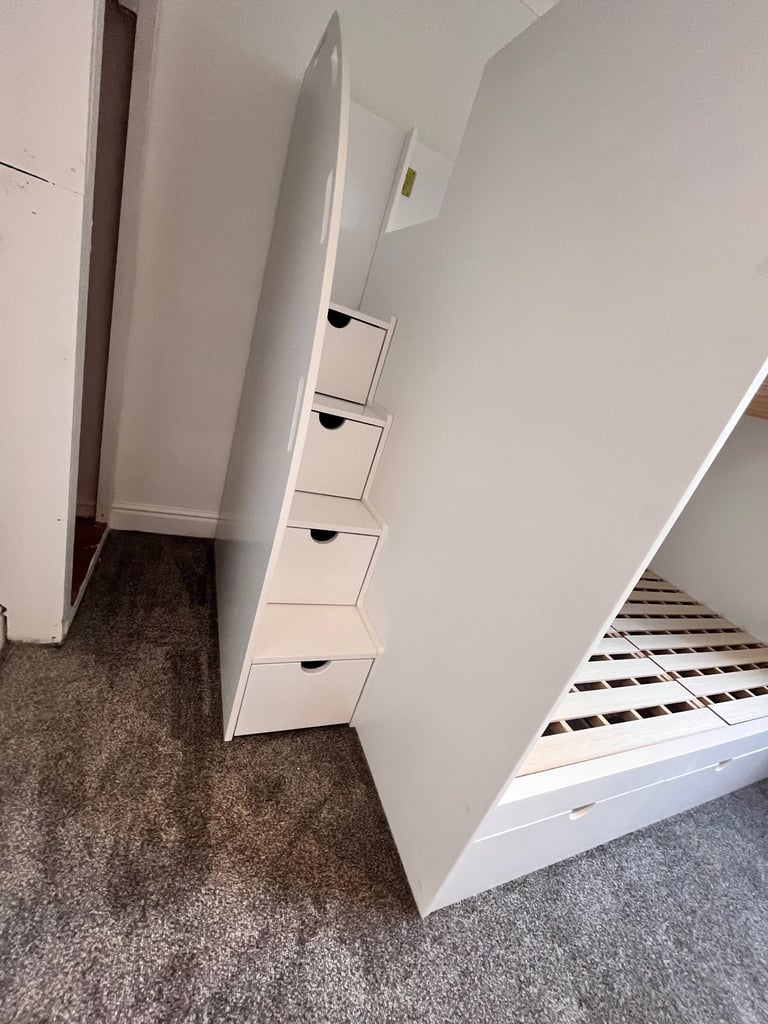 Toddler bunk beds with storage
