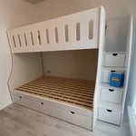 Single over double bunk beds