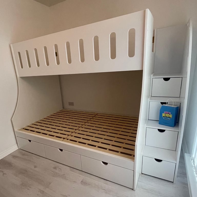 Single over double bunk beds