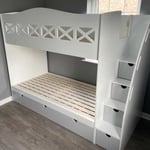 bunk beds with stairs