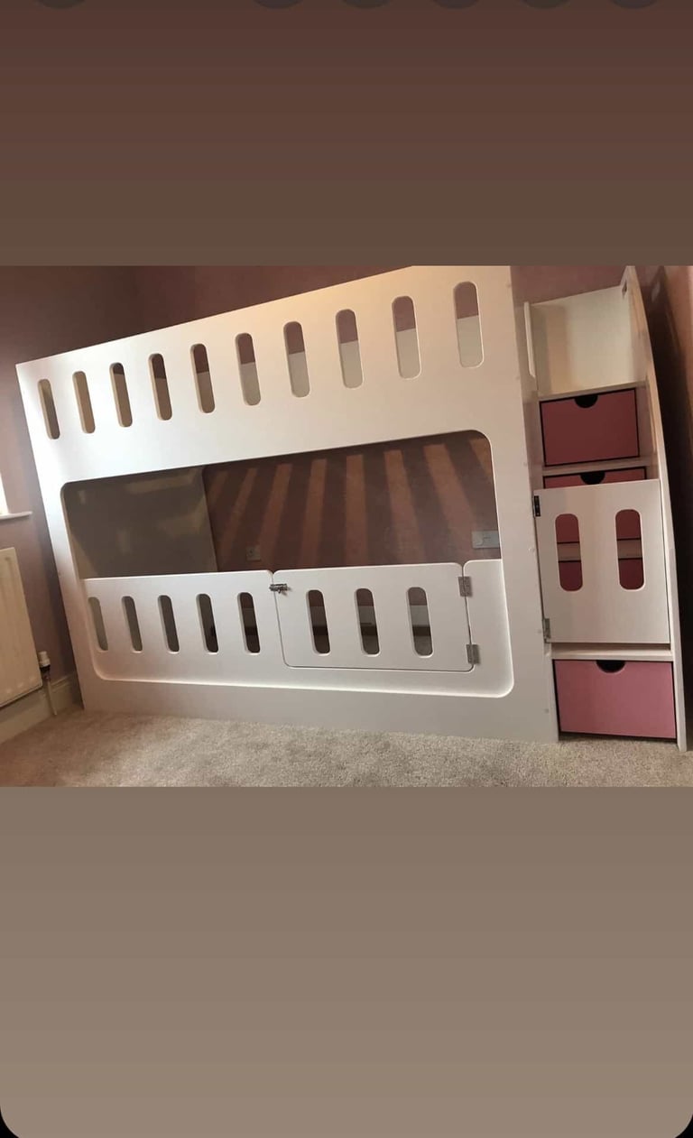 low bunk bed