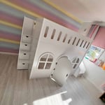 playhouse bed with stairs and slide