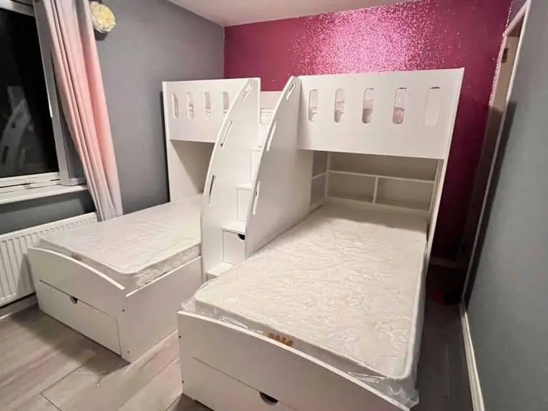 triple bunk beds for kids